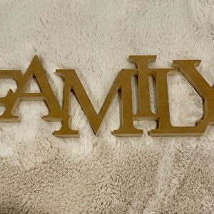 FAMILY sign